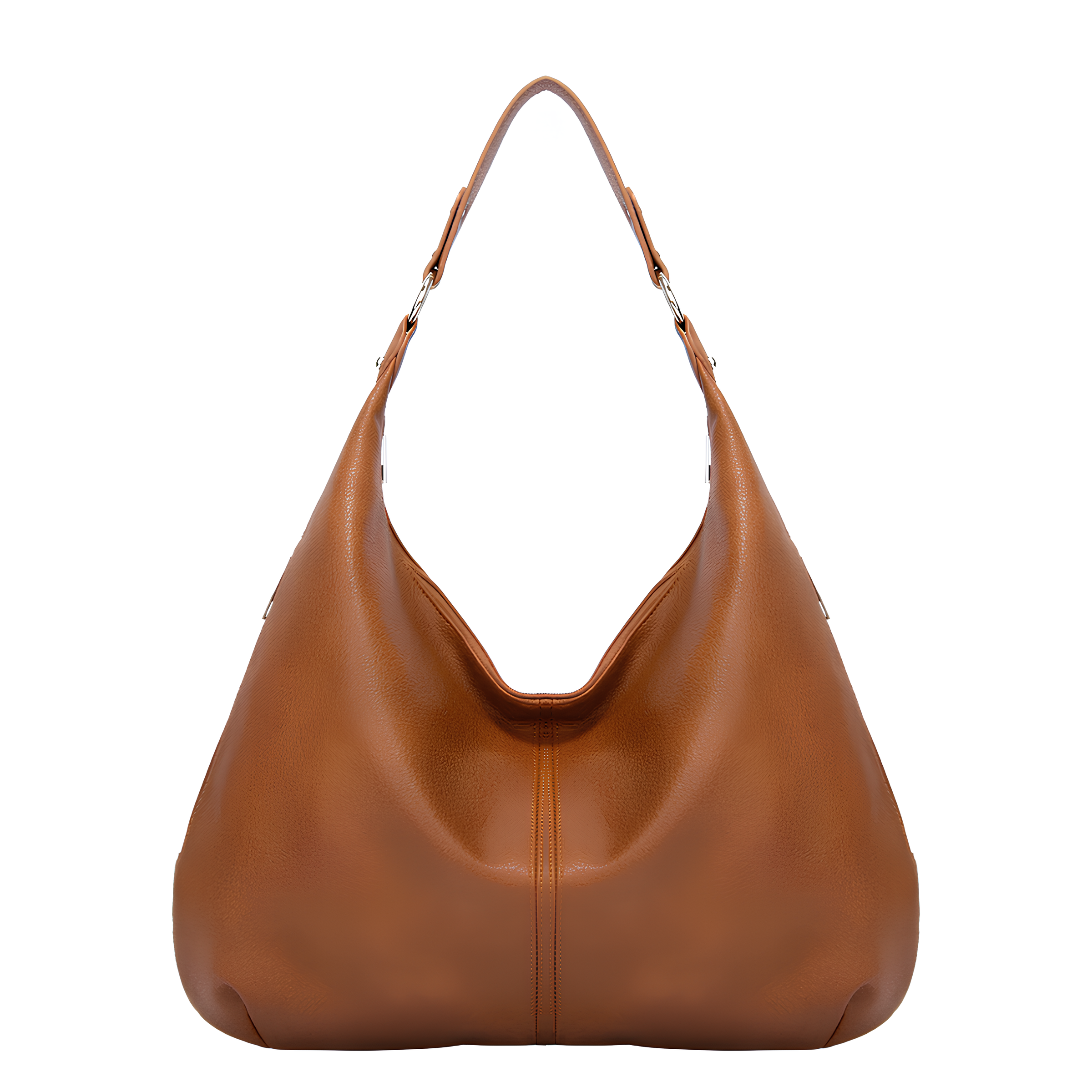Grand sac à main effet cuir grainé pour femme