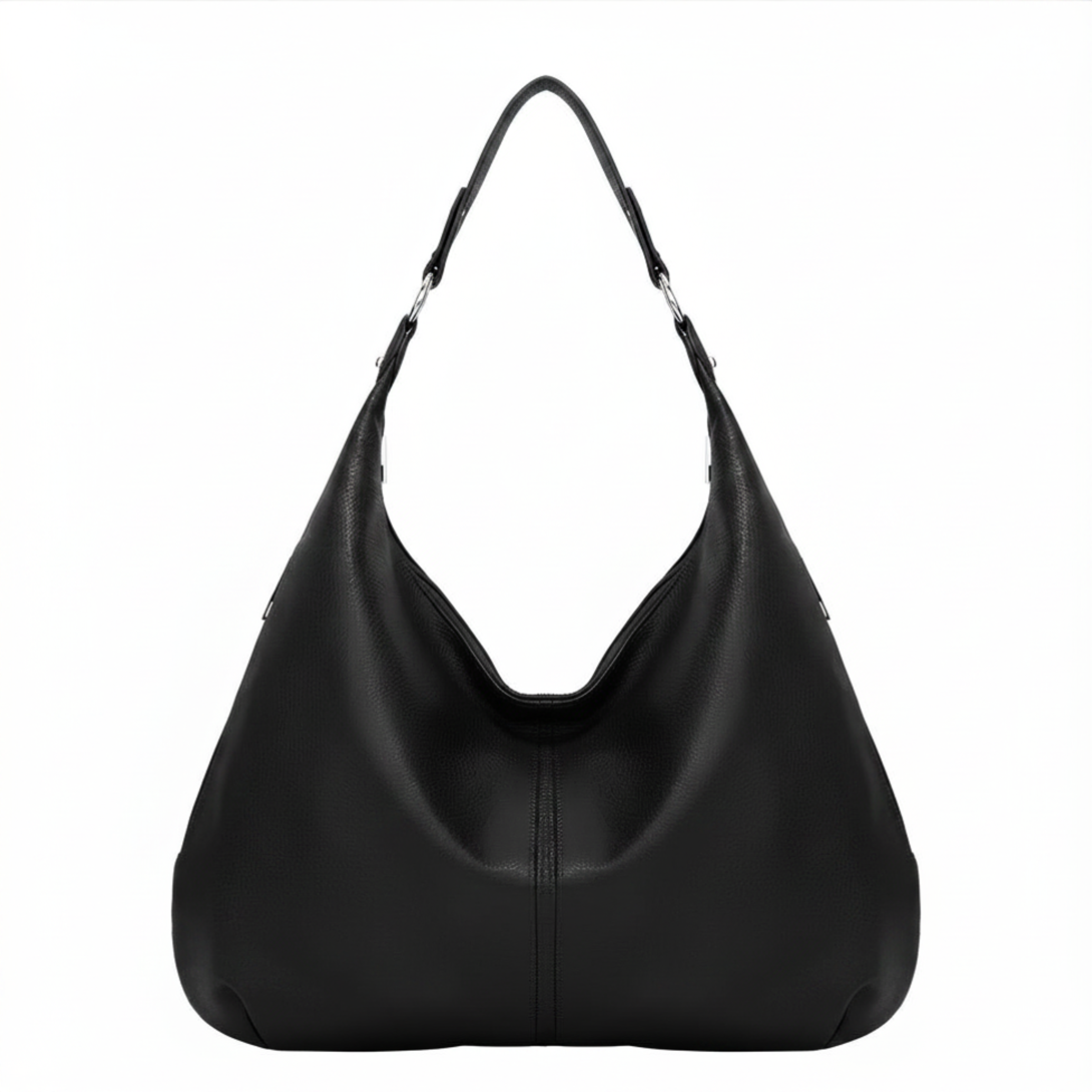 Grand sac à main effet cuir grainé pour femme