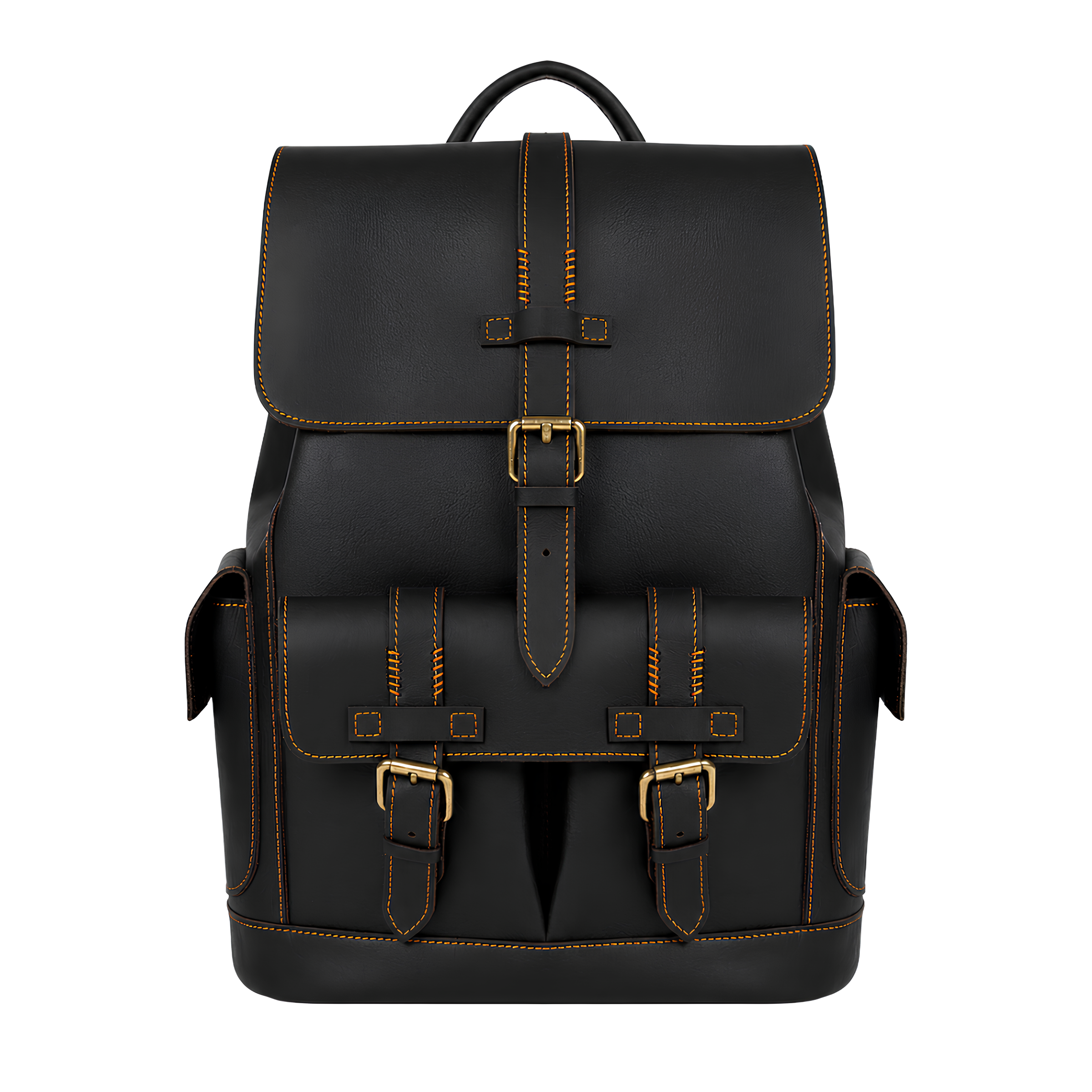 Sac à dos ordinateur effet cuir pour homme