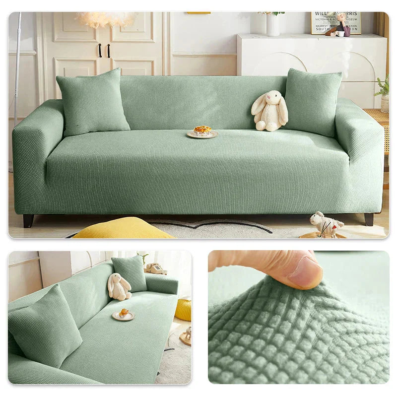 Housse de Canapé Rétractable Semi-Imperméable - Tissu Jacquard
