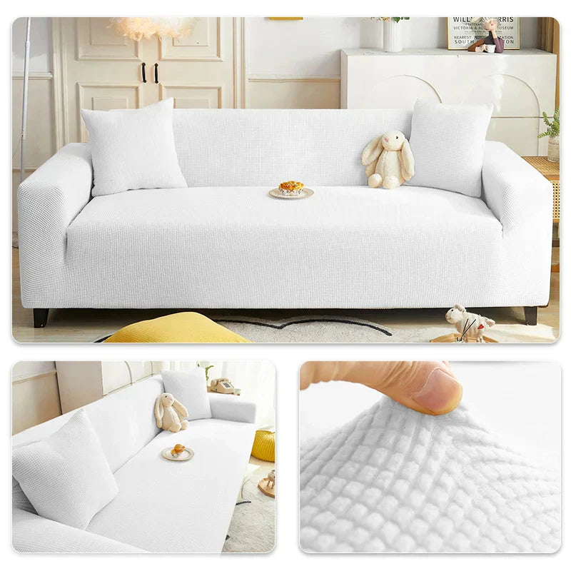 Housse de Canapé Rétractable Semi-Imperméable - Tissu Jacquard