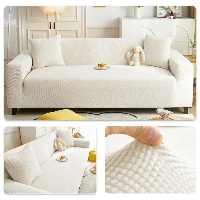 Housse de Canapé Rétractable Semi-Imperméable - Tissu Jacquard