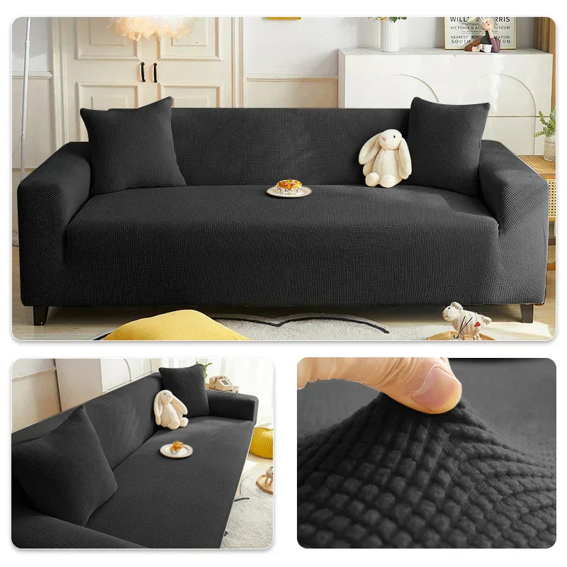 Housse de Canapé Rétractable Semi-Imperméable - Tissu Jacquard