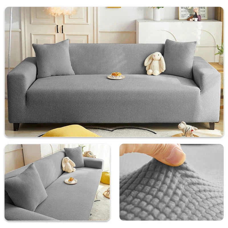 Housse de Canapé Rétractable Semi-Imperméable - Tissu Jacquard