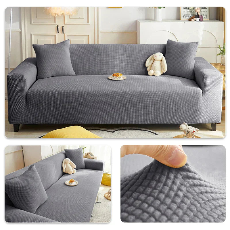 Housse de Canapé Rétractable Semi-Imperméable - Tissu Jacquard