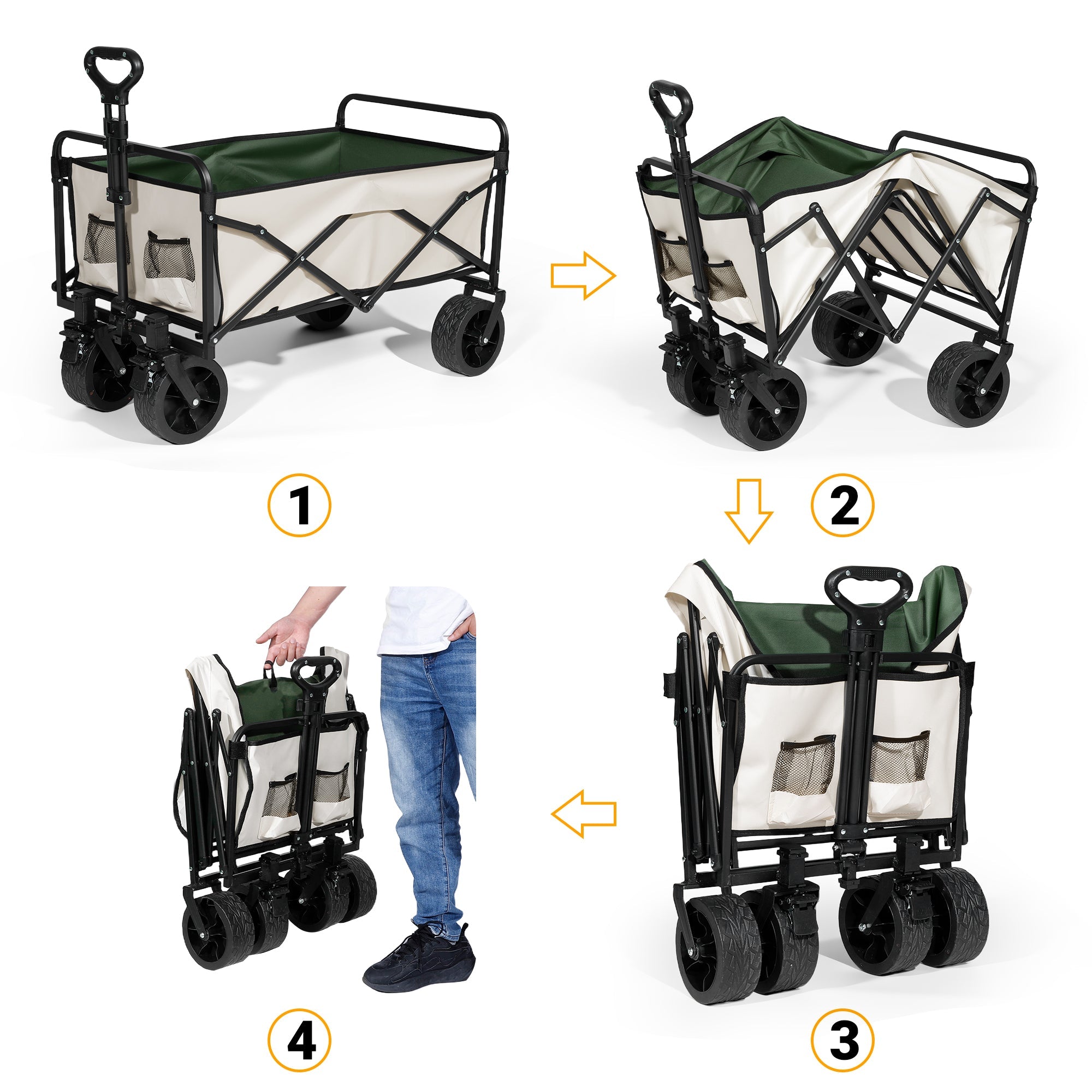 Chariot utilitaire pliable
