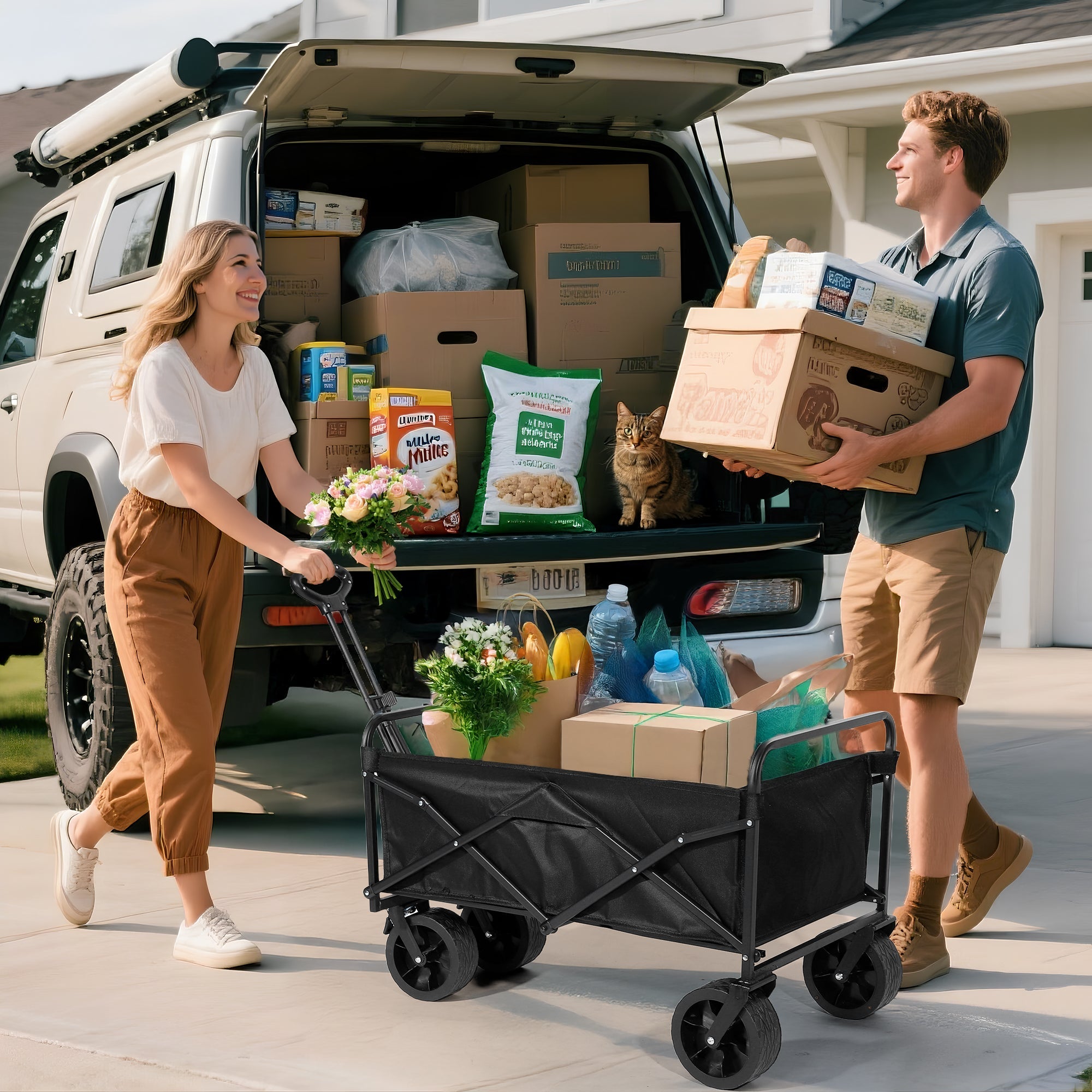 Chariot utilitaire pliable