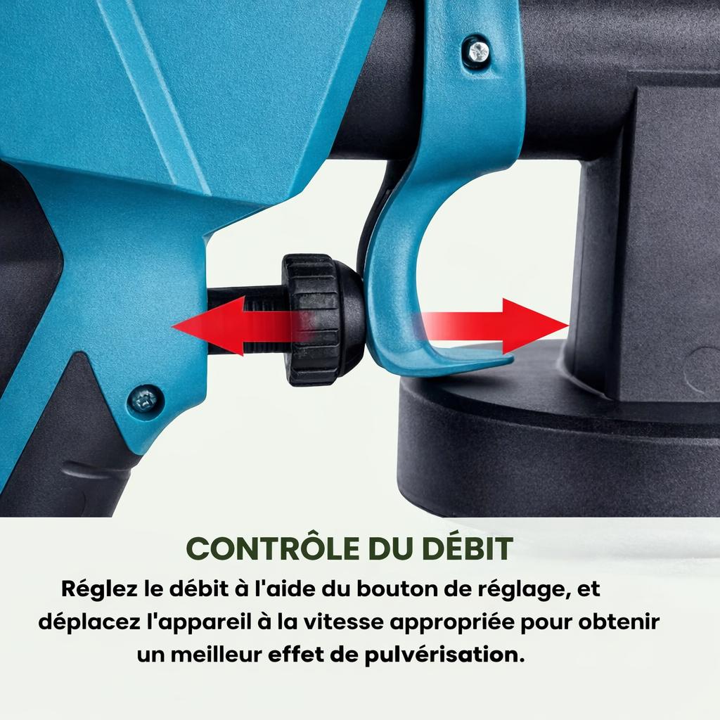 Pistolet à Peinture Électrique Sans Fil Haute Précision