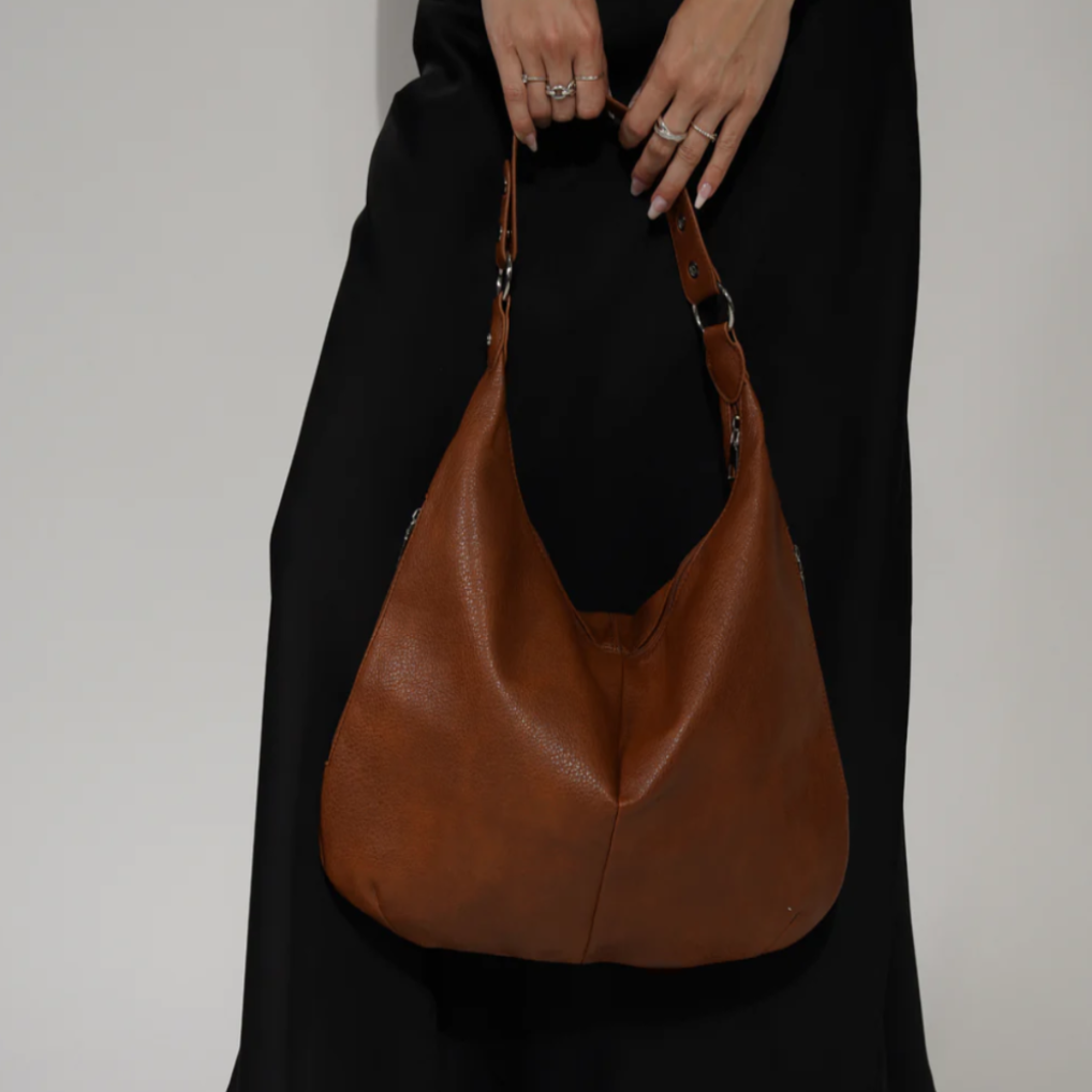 Grand sac à main effet cuir grainé pour femme-2