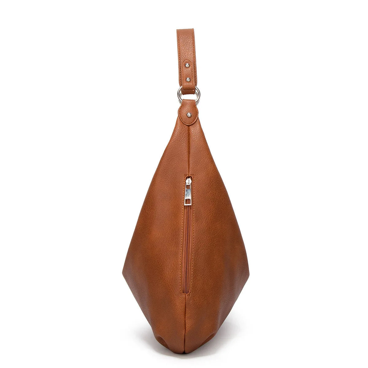 Grand sac à main effet cuir grainé pour femme-3