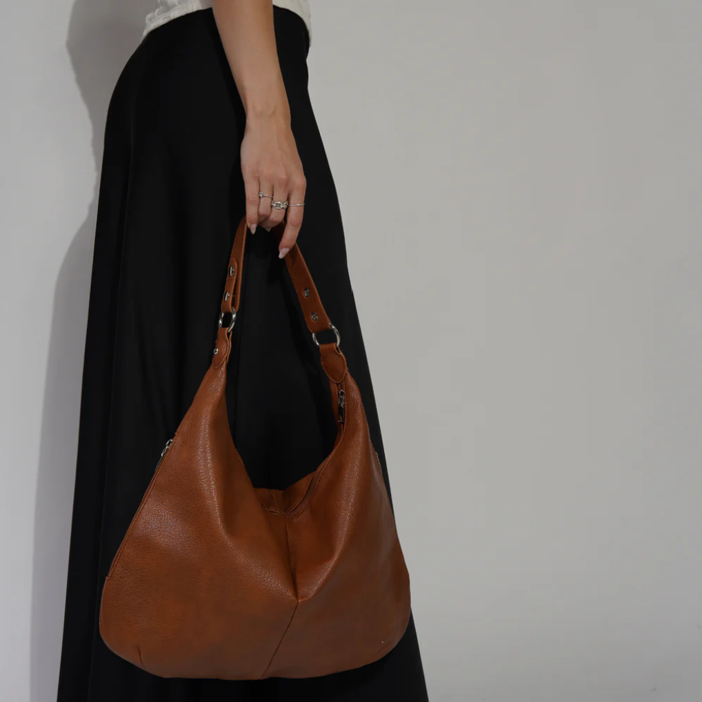 Grand sac à main effet cuir grainé pour femme-5