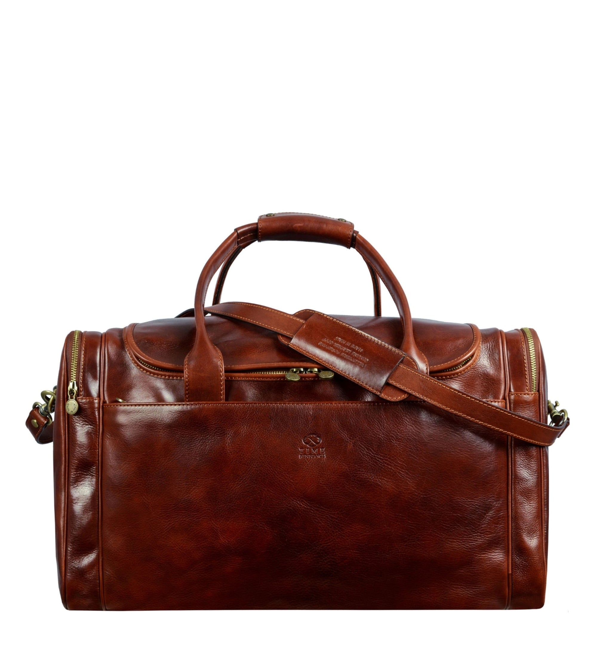 Grand sac de voyage effet cuir italien-1