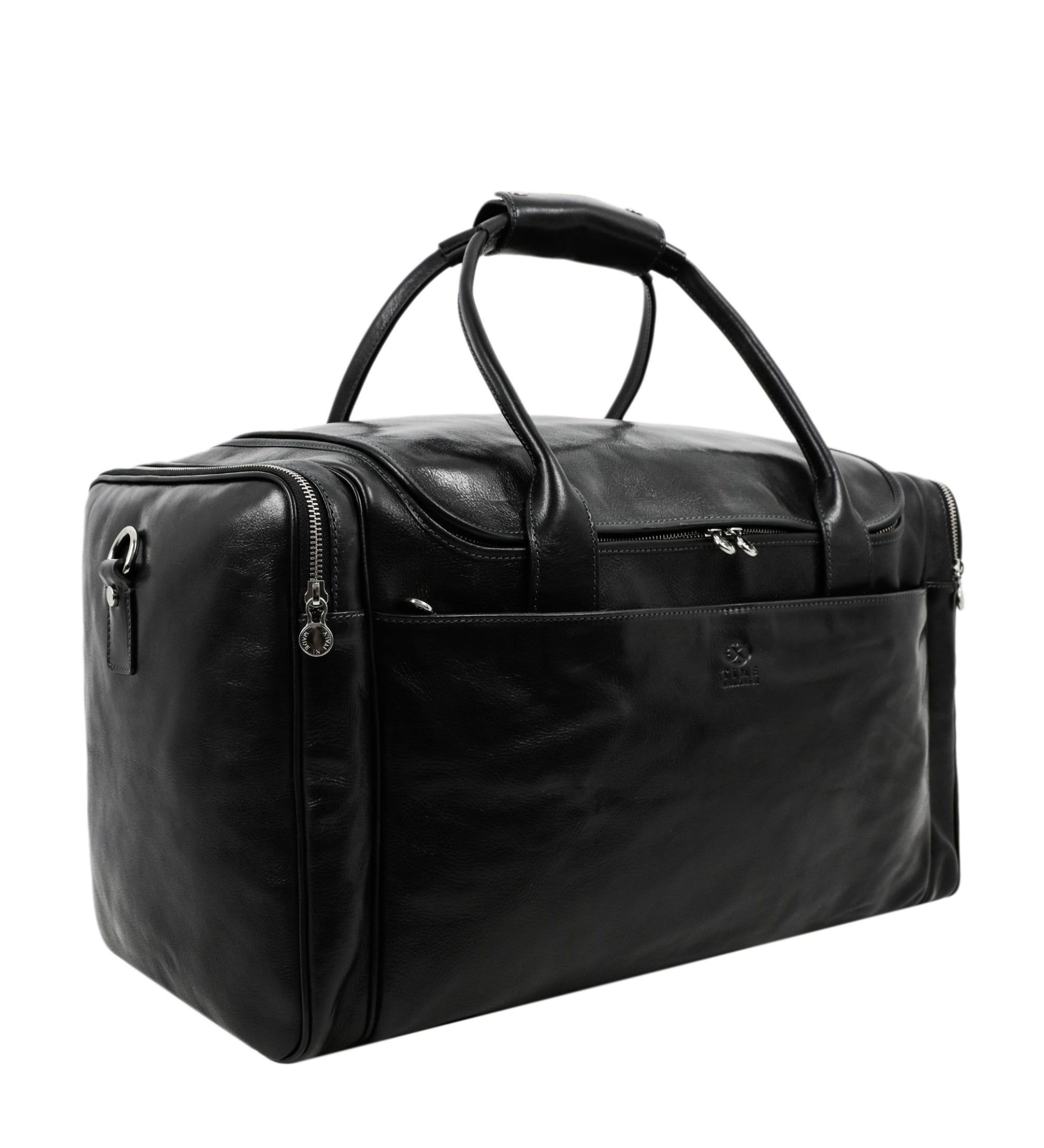 Grand sac de voyage effet cuir italien-13