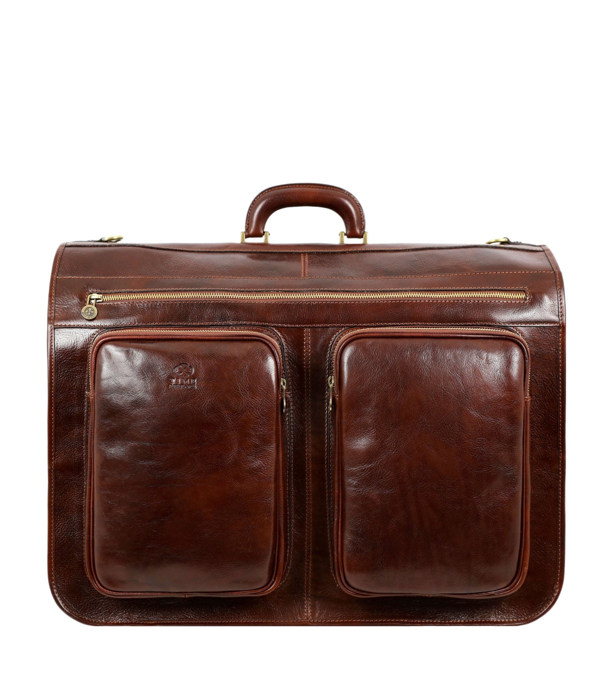 Housse de costume voyage effet cuir-1