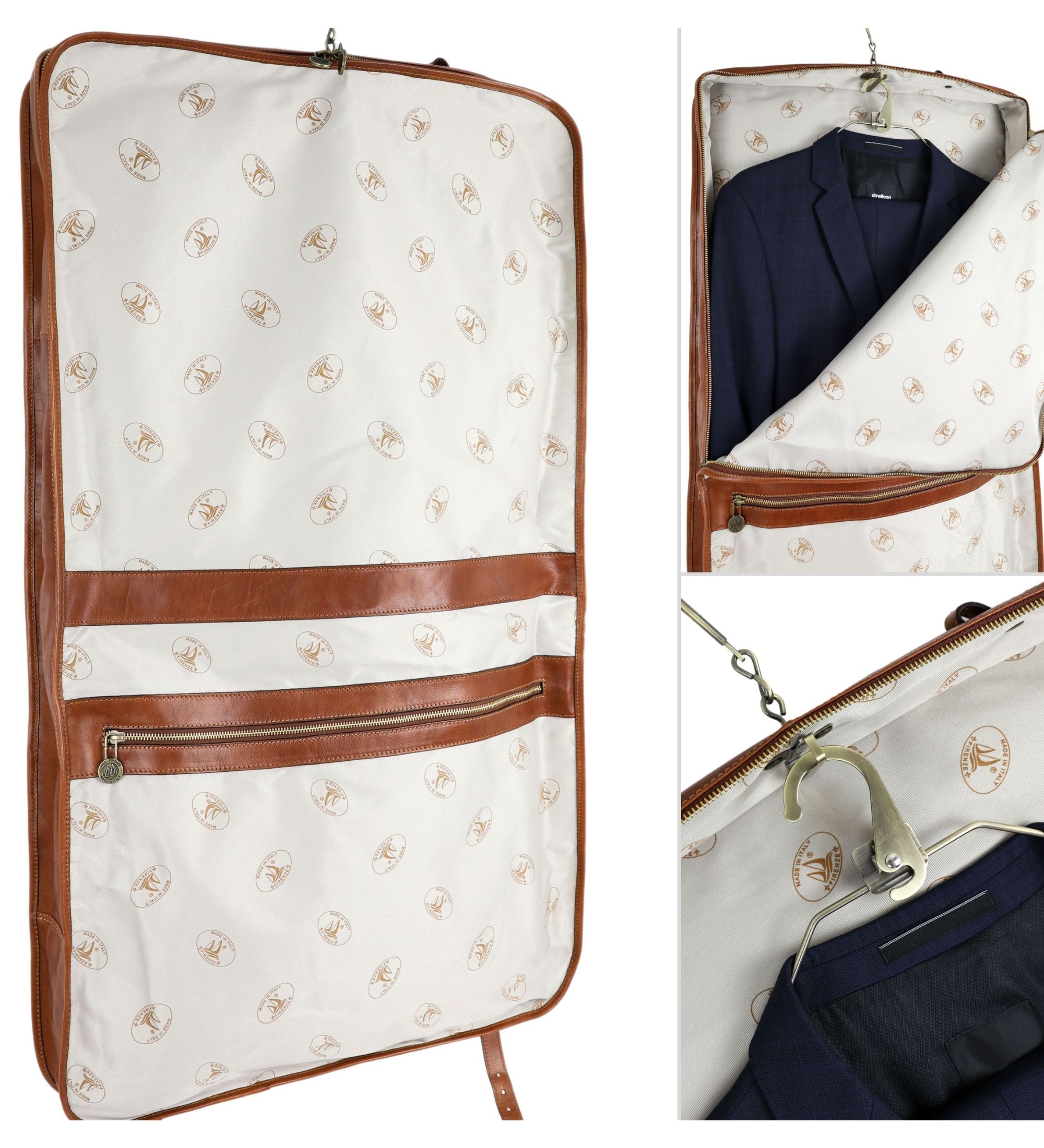 Housse de costume voyage effet cuir-18