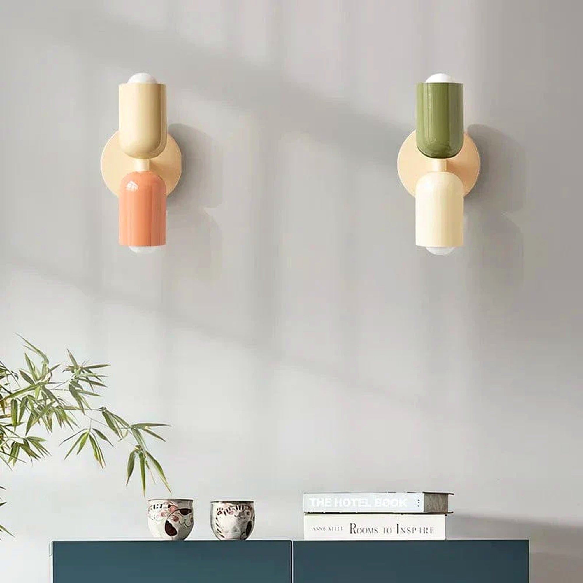 Moderne LED-Wandleuchte im skandinavischen Design