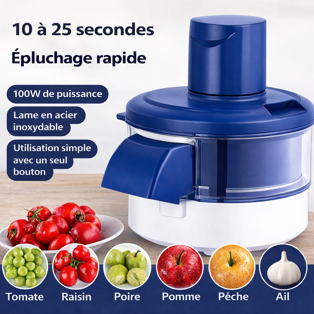 Éplucheur Électrique Rechargeable pour Fruits et Légumes