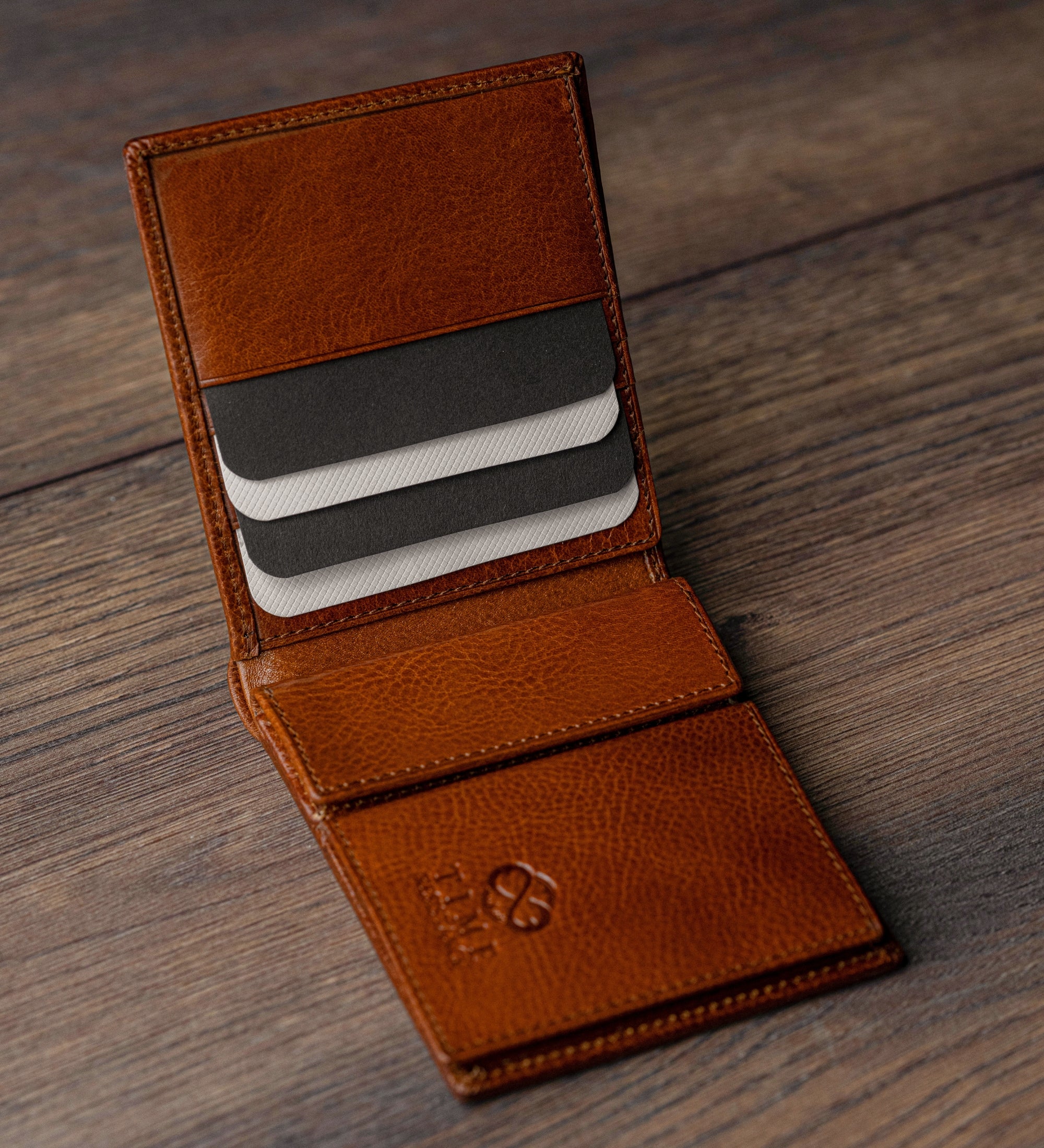 Portefeuille pliant effet cuir pour homme-24