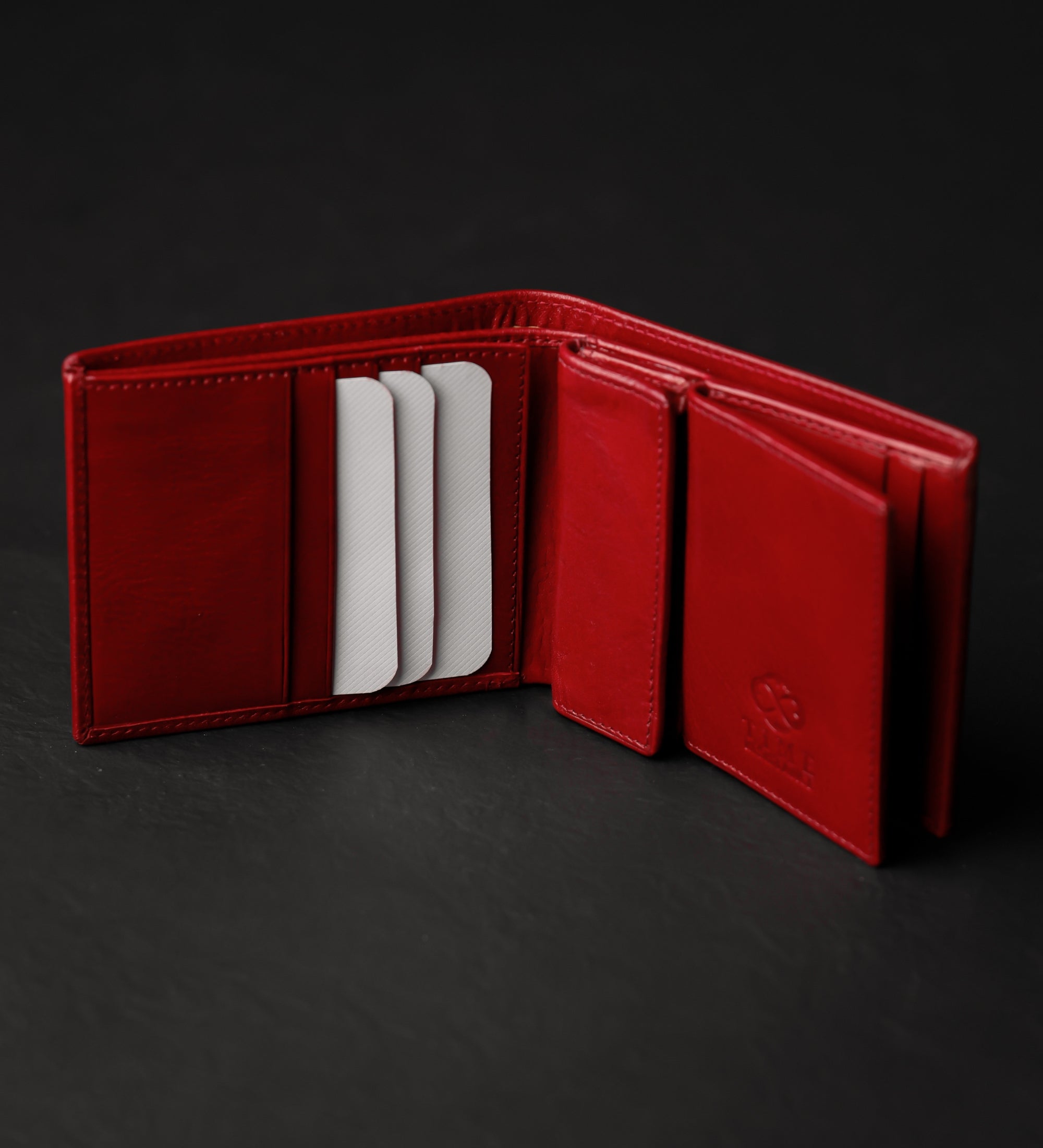 Portefeuille pliant effet cuir pour homme-29