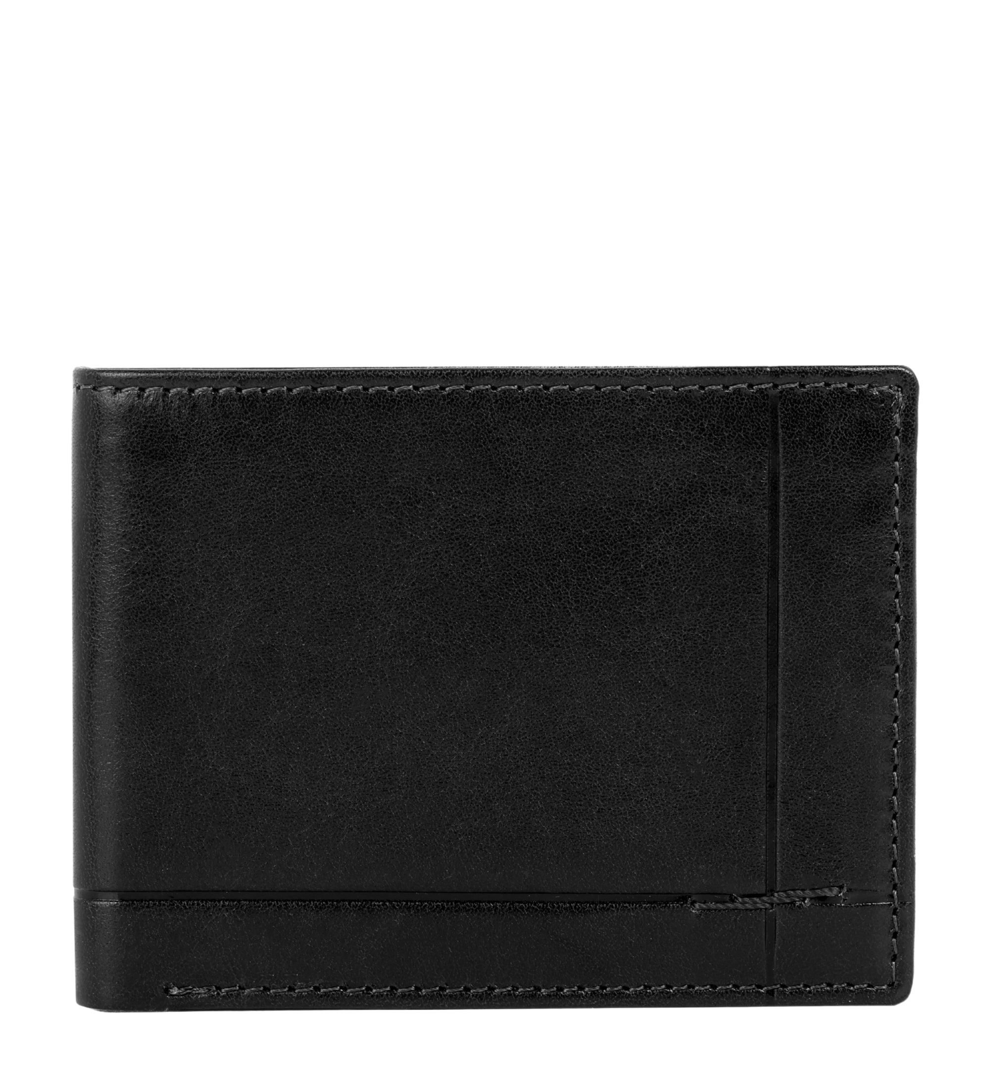 Portefeuille pliant effet cuir vintage pour homme-12