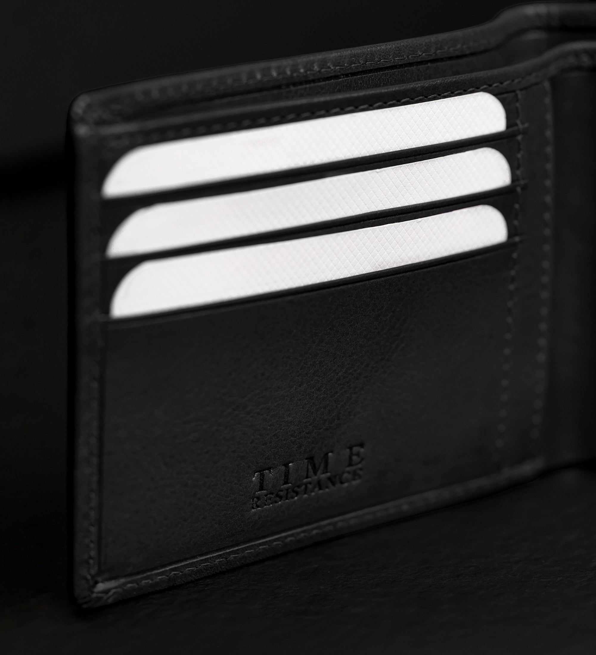 Portefeuille pliant effet cuir vintage pour homme-19