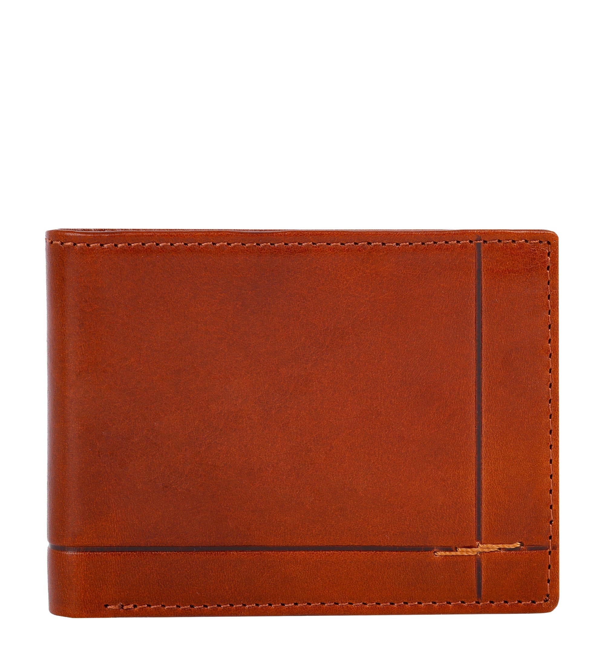 Portefeuille pliant effet cuir vintage pour homme-22