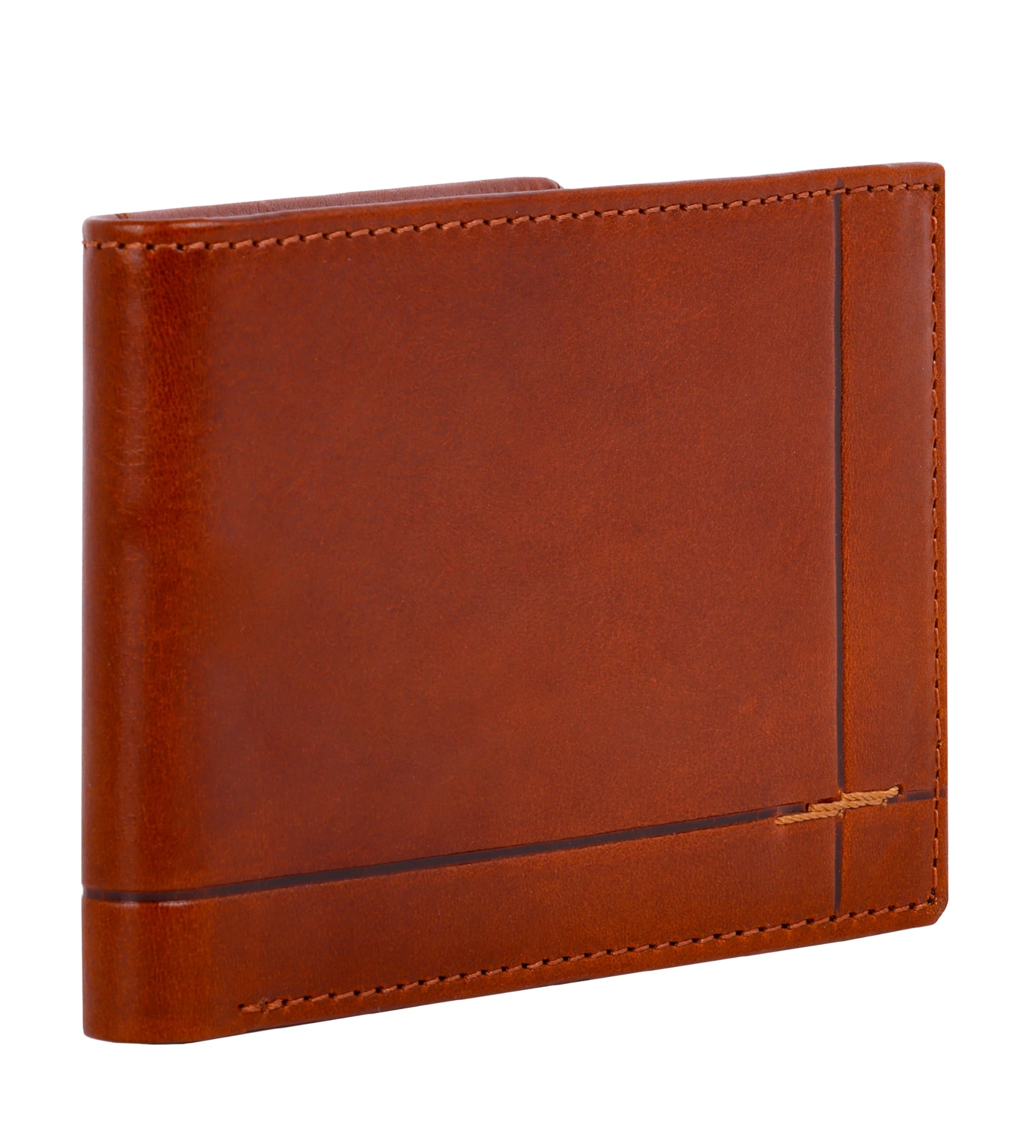 Portefeuille pliant effet cuir vintage pour homme-29