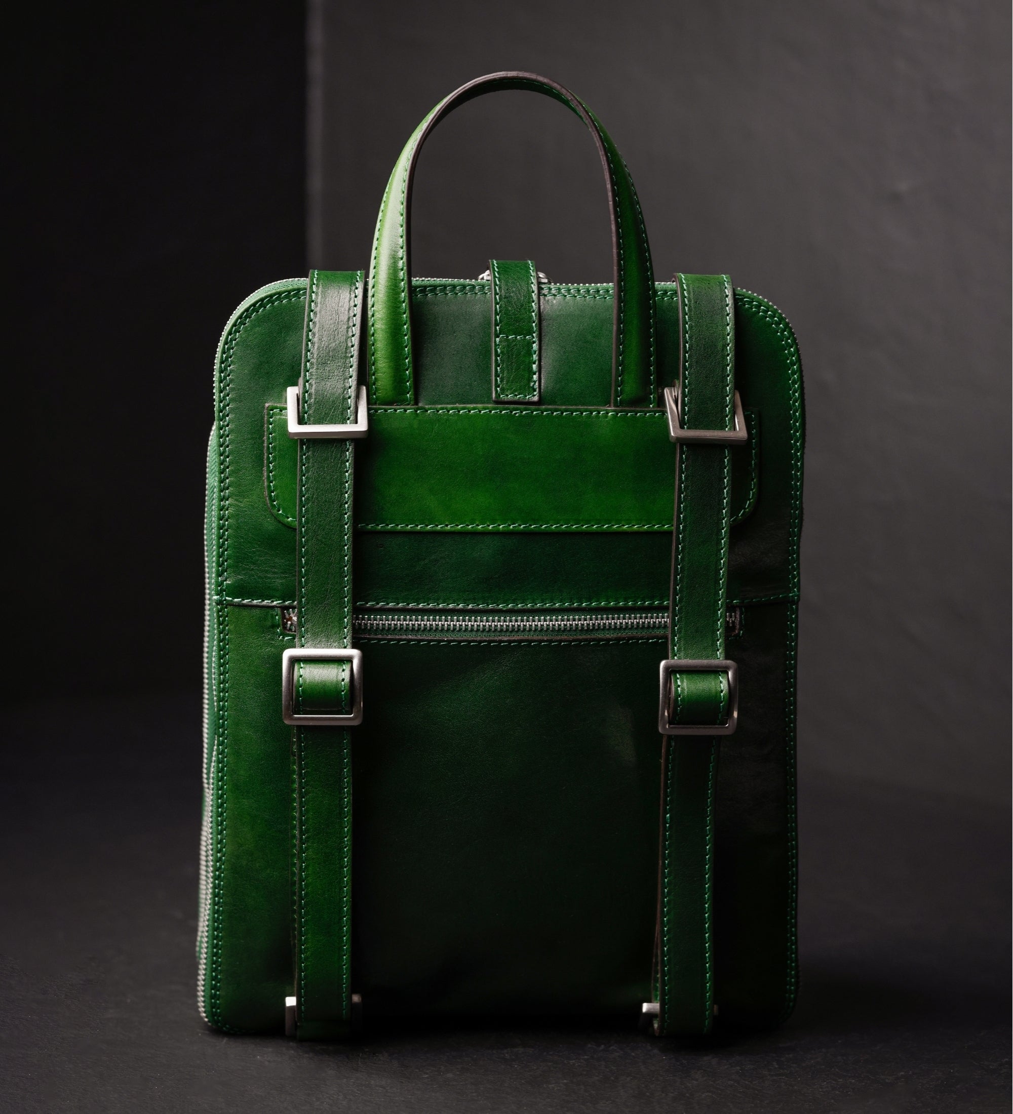 Sac à dos convertible effet cuir multi-poches-35