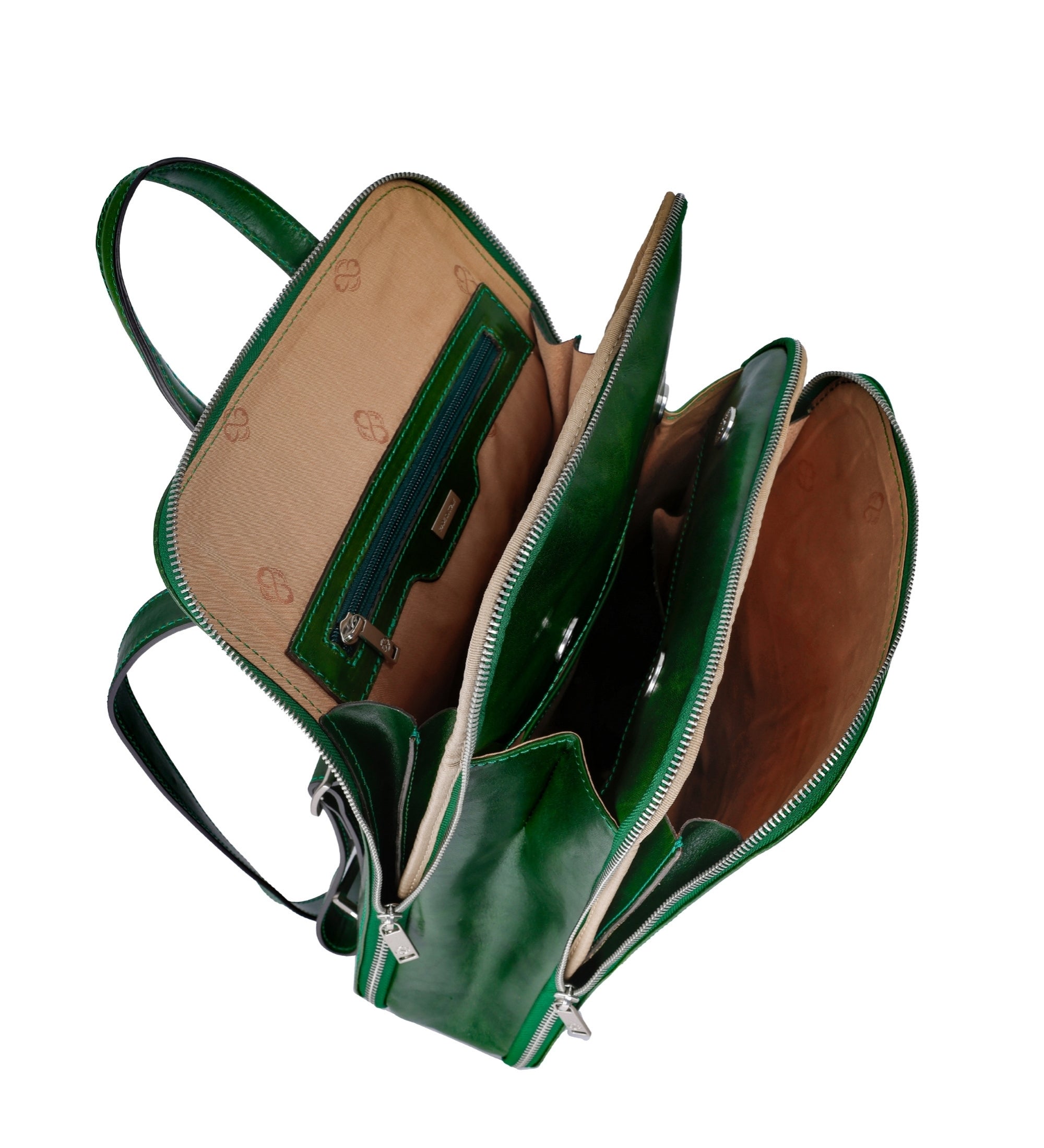 Sac à dos convertible effet cuir multi-poches-38
