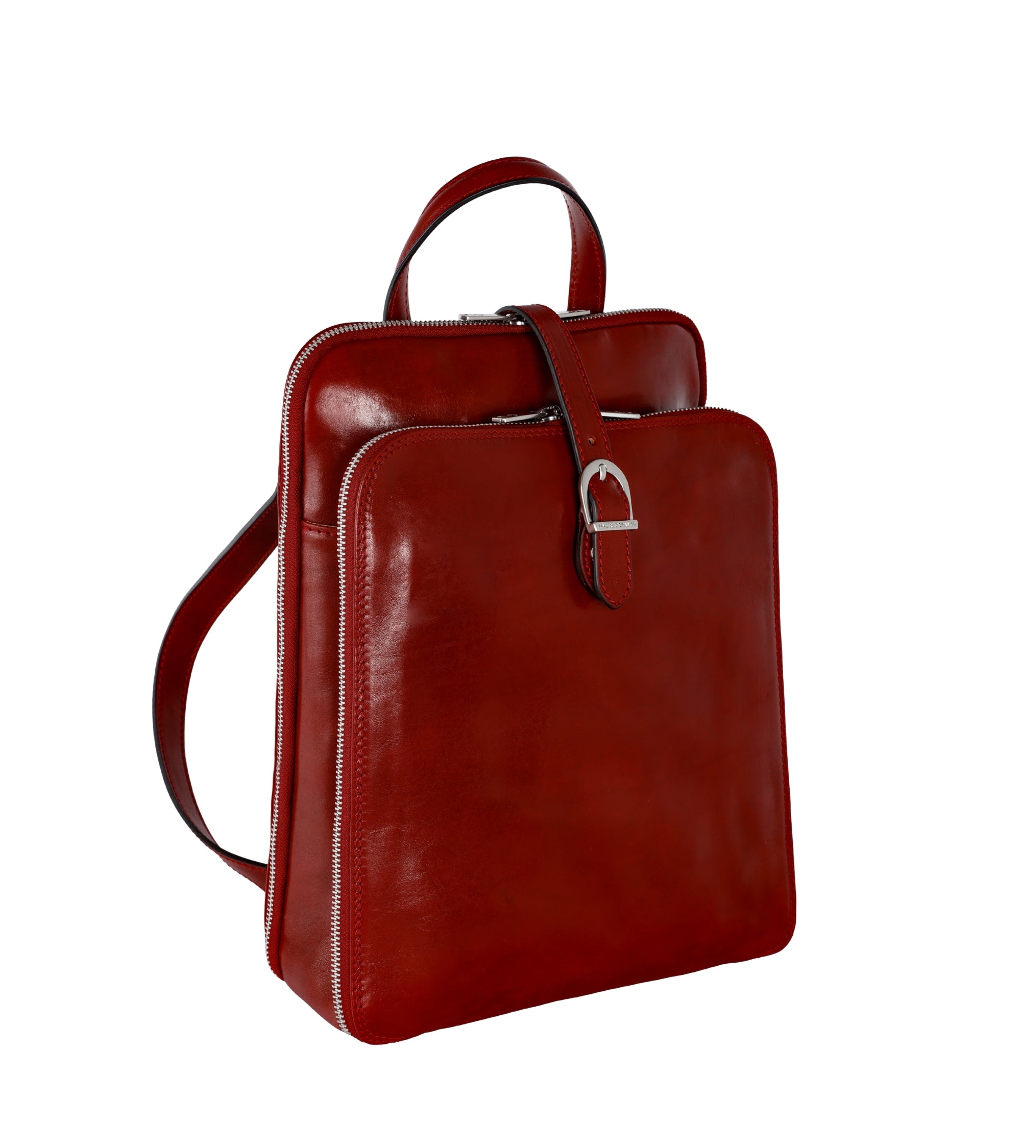 Sac à dos convertible effet cuir multi-poches-49