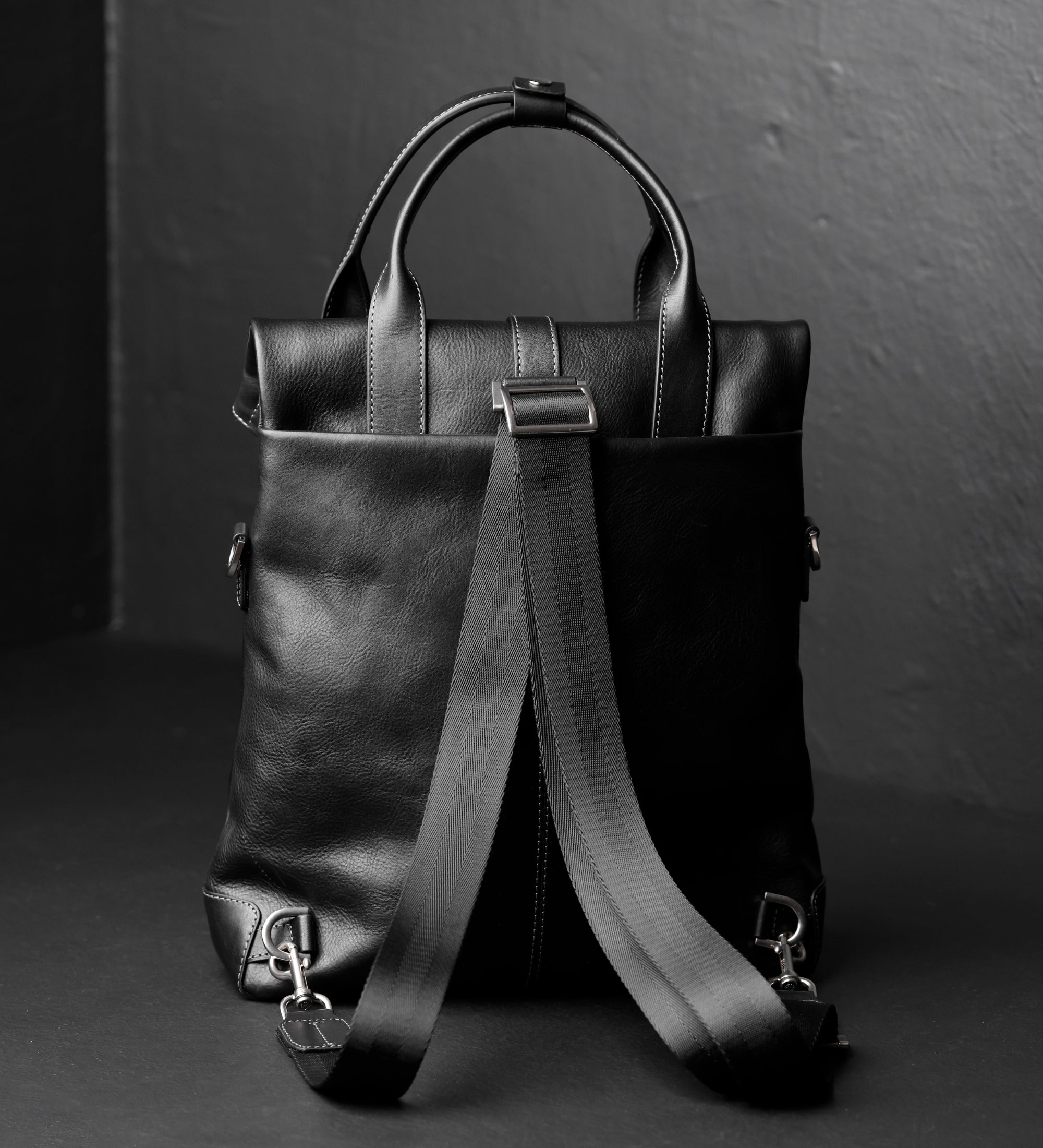 Sac à dos convertible effet cuir pour femme-19