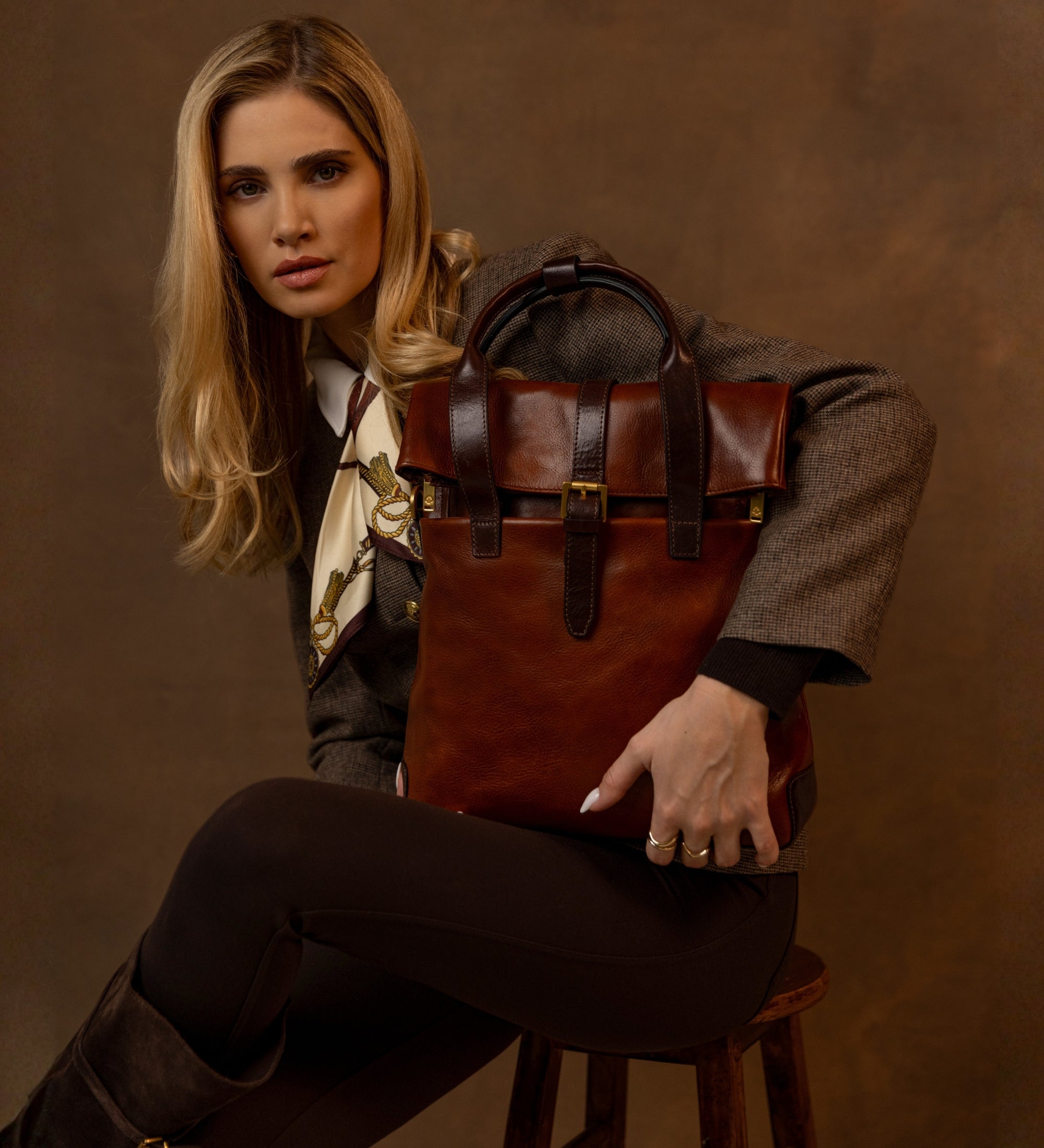 Sac à dos convertible effet cuir pour femme-27