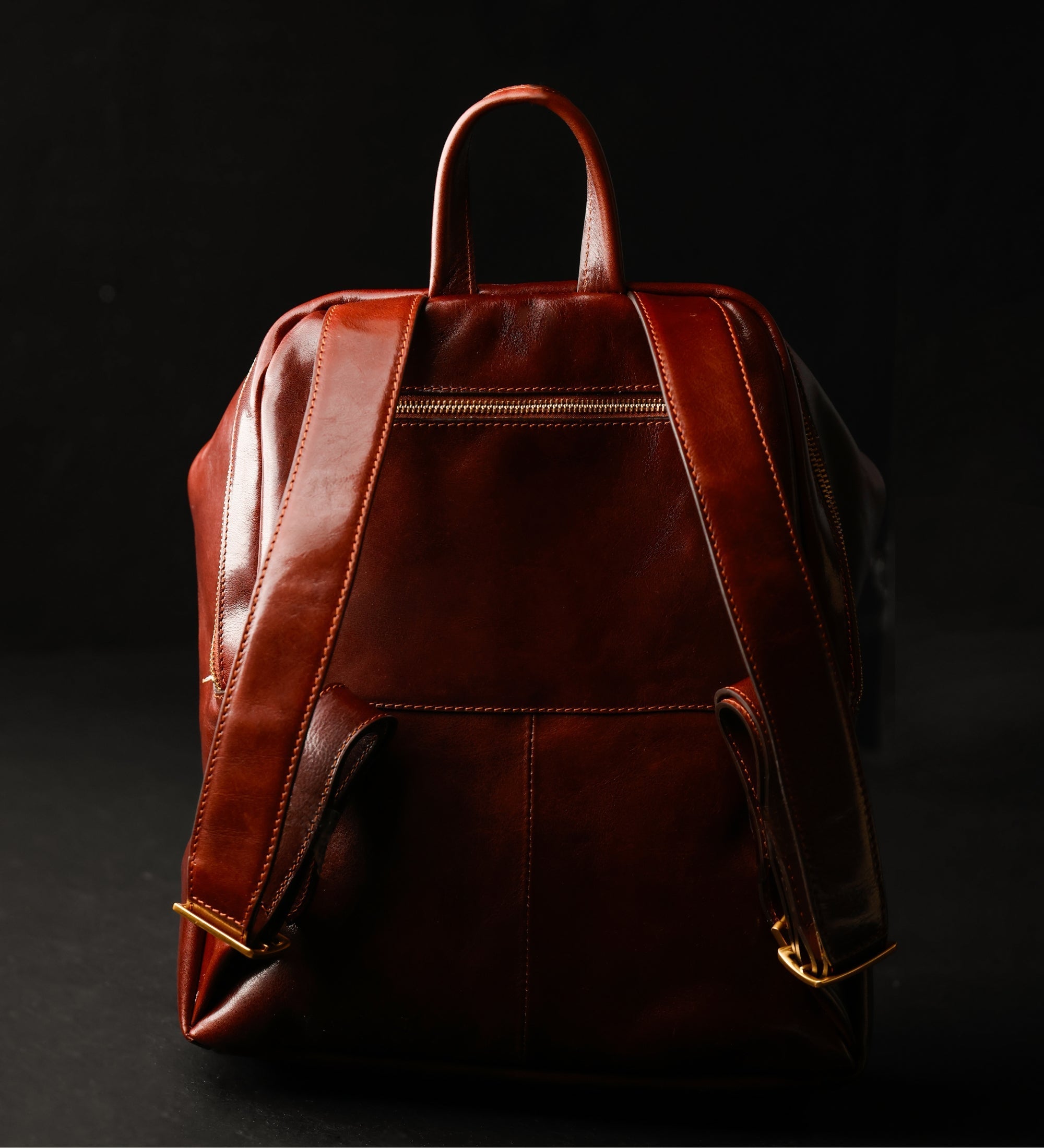 Sac à dos effet cuir élégant pour femme-5