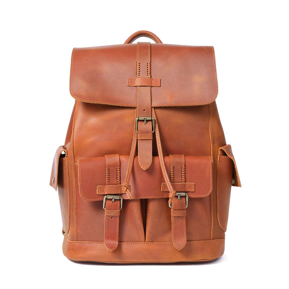 Sac à dos ordinateur effet cuir pour homme-2