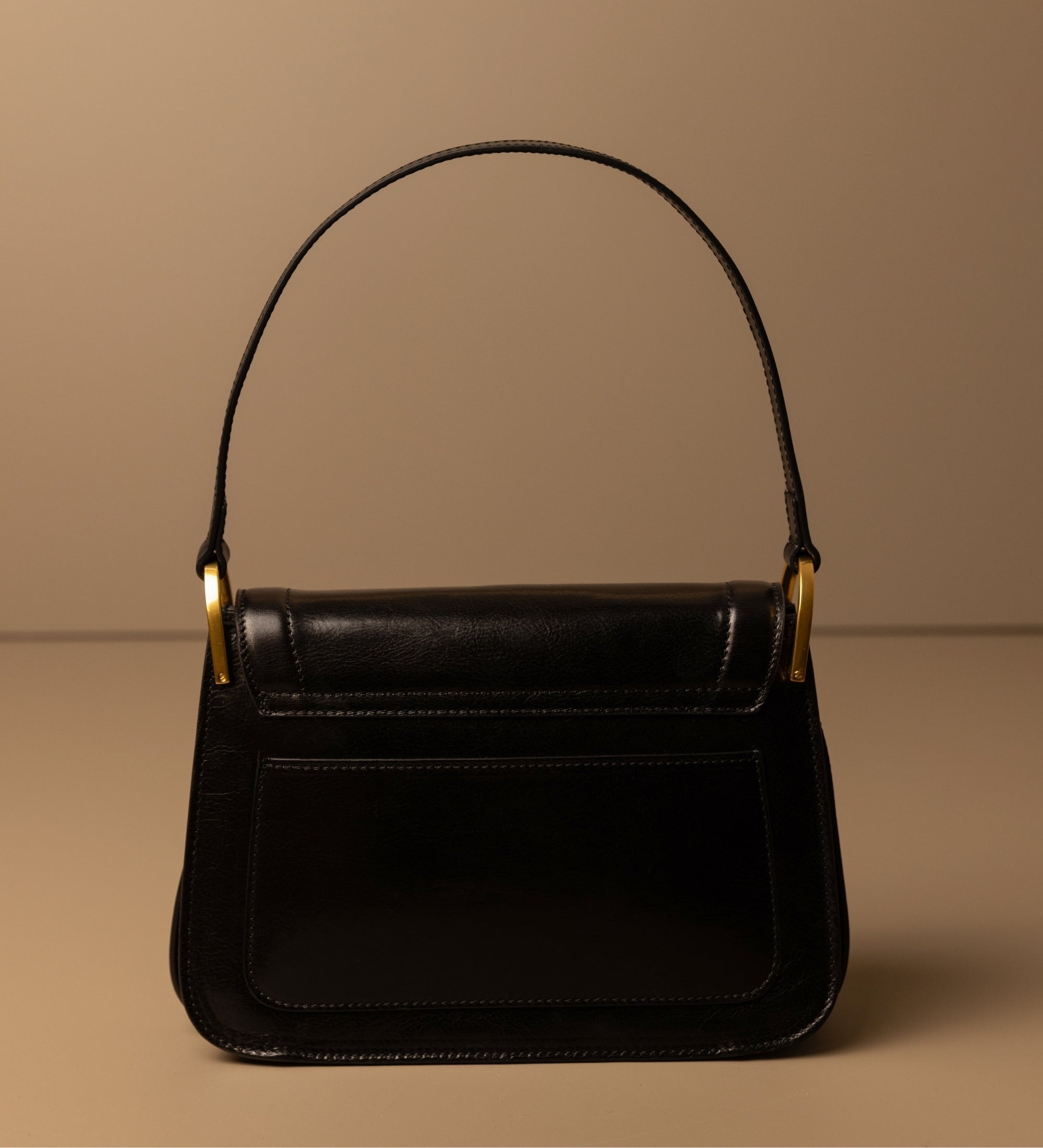 Sac à rabat effet cuir pour femme-17