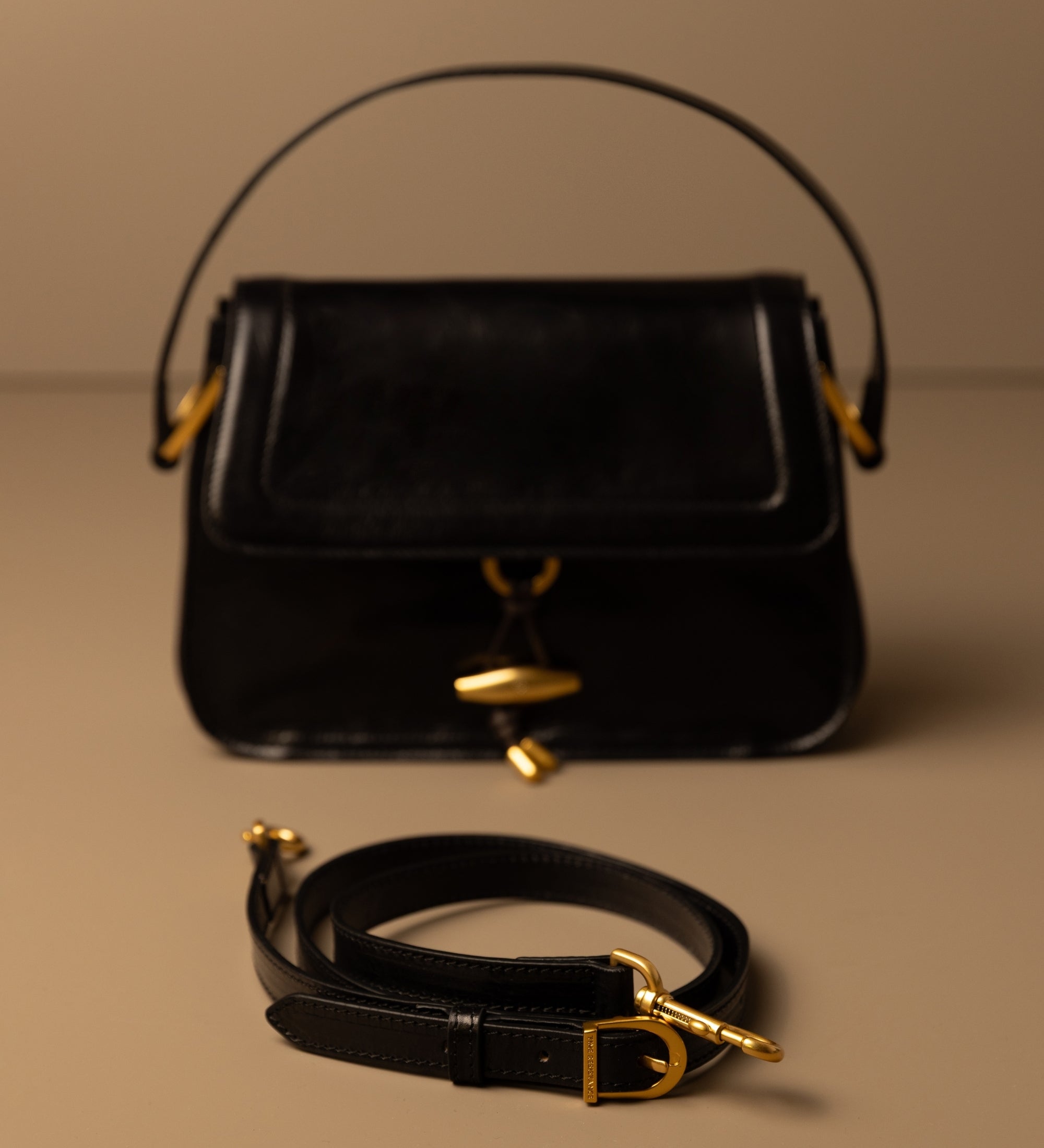 Sac à rabat effet cuir pour femme-22