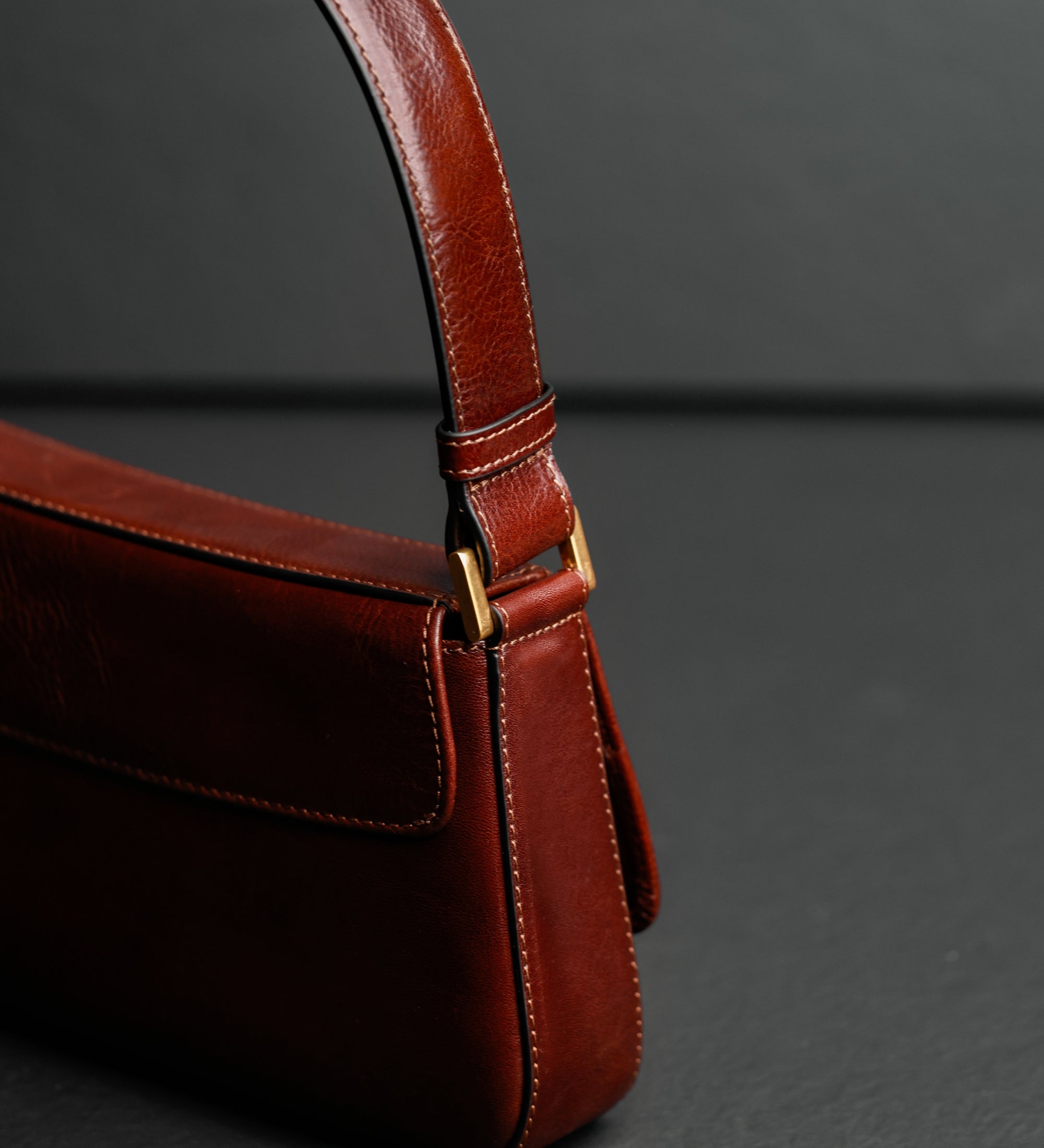 Sac baguette effet cuir pour femme-9