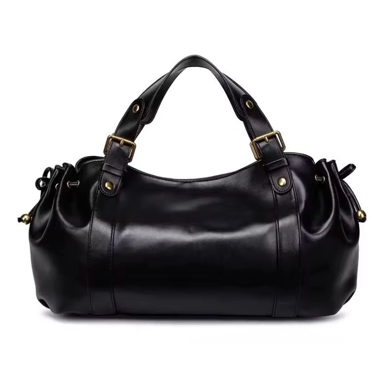 Sac cabas souple effet cuir pour femme-1