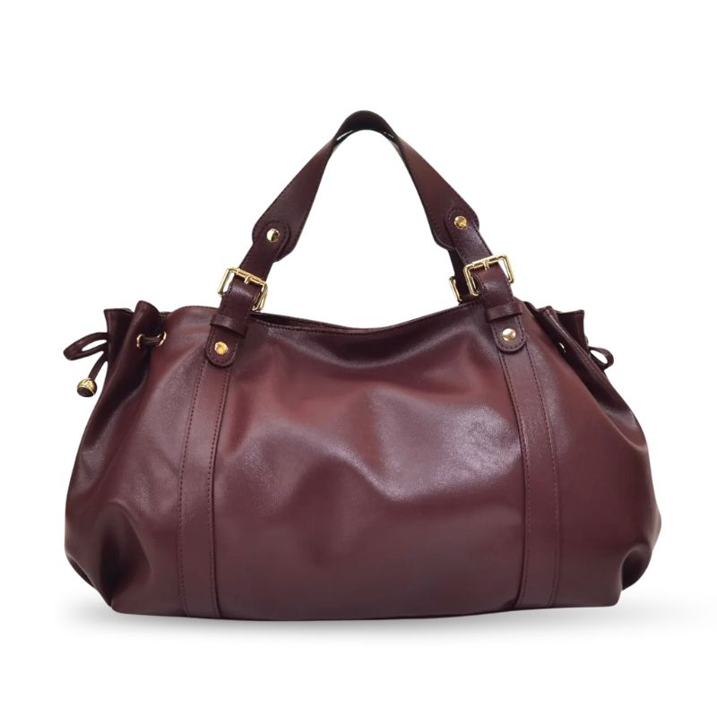Sac cabas souple effet cuir pour femme-2