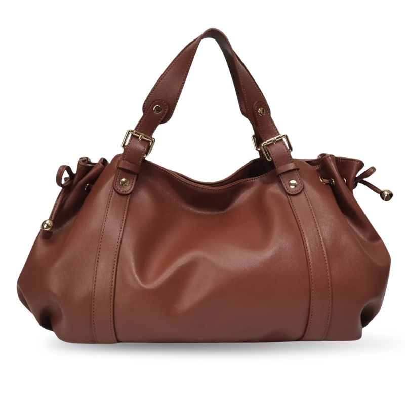 Sac cabas souple effet cuir pour femme-3