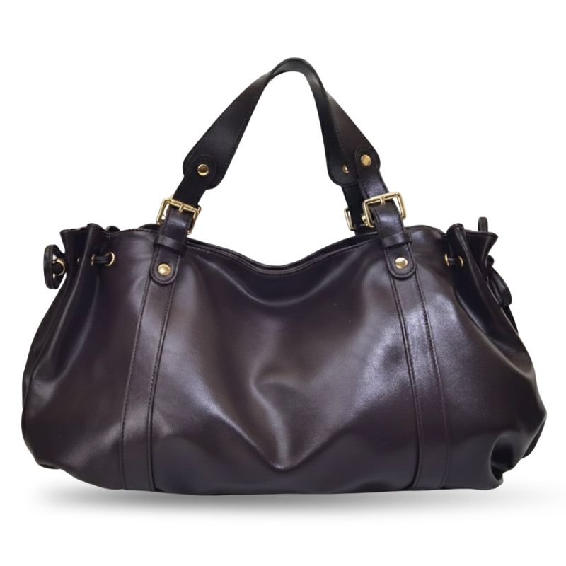 Sac cabas souple effet cuir pour femme-4