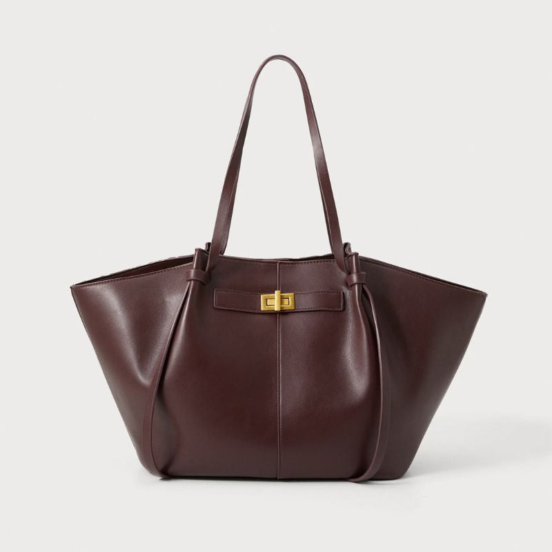 Sac de cours effet cuir grande capacité pour femme-20
