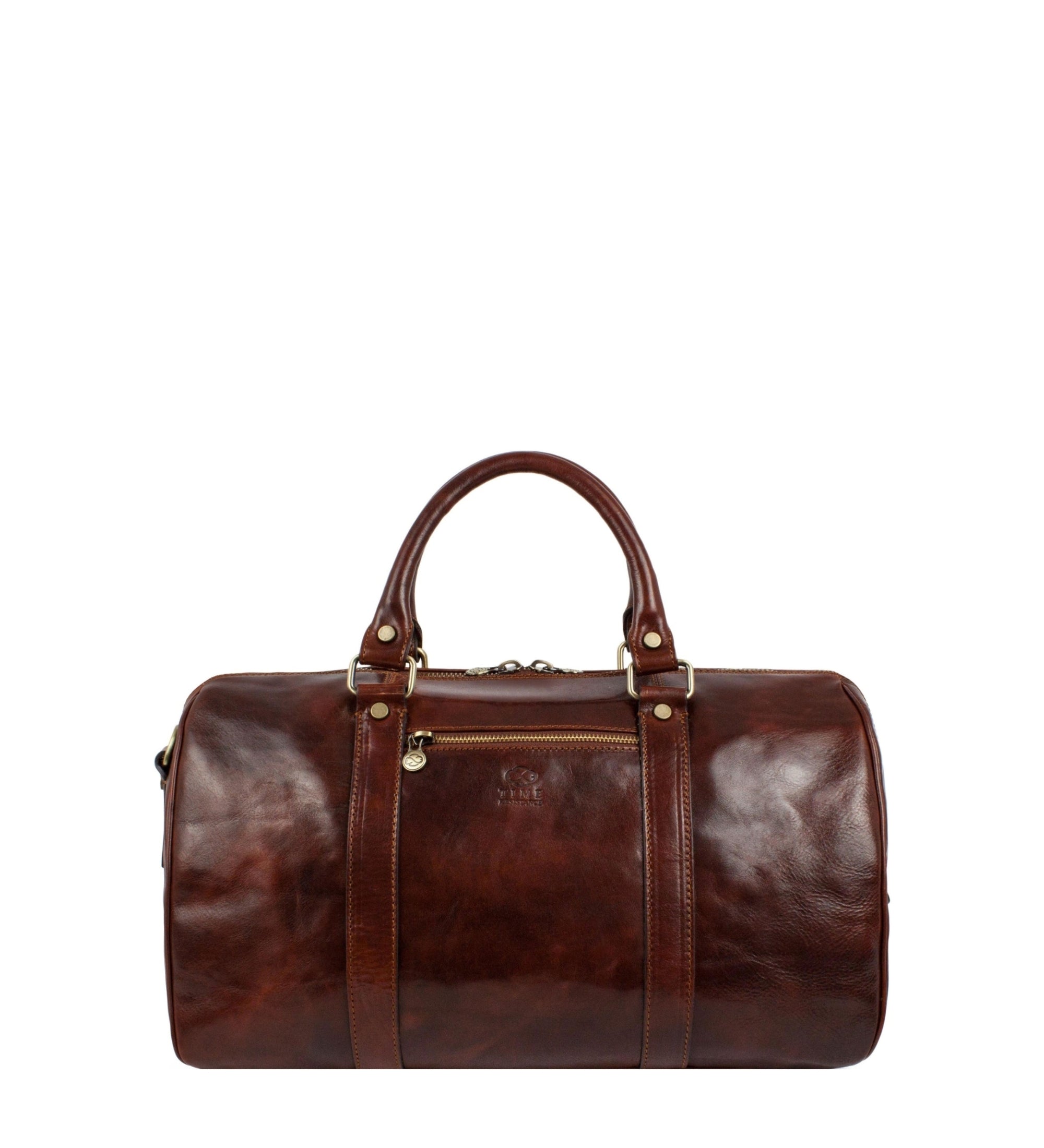 Sac de voyage compact effet cuir-1