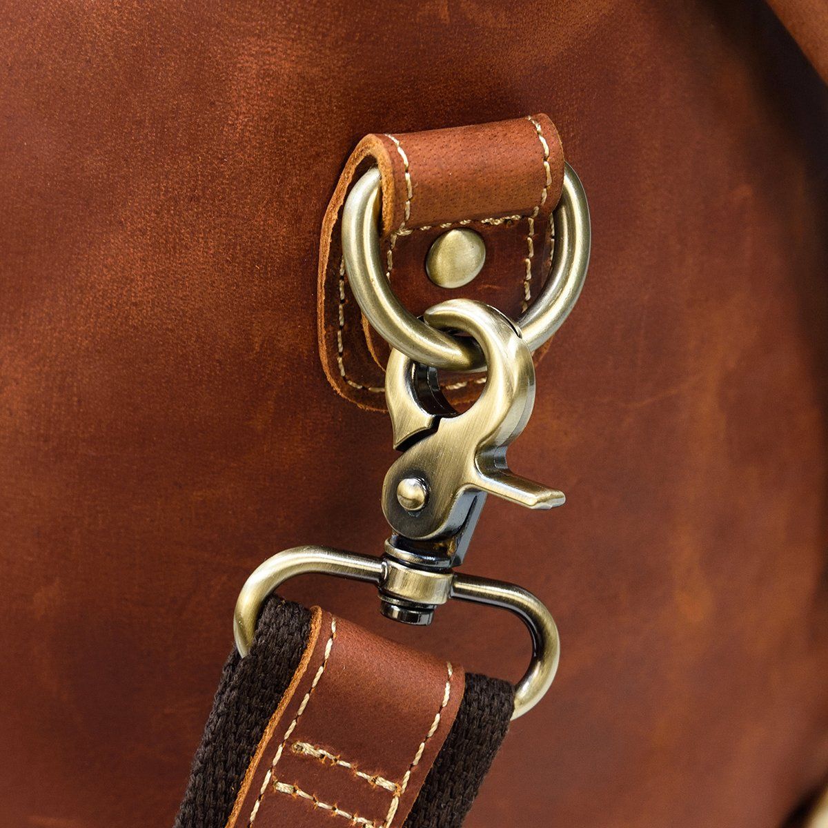 Sac de voyage effet cuir pleine fleur-42