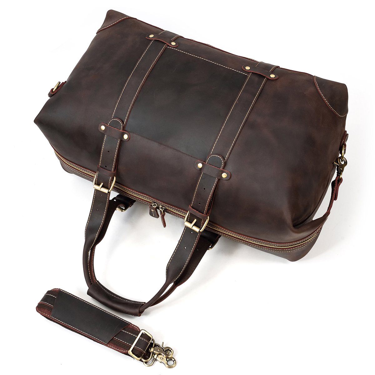 Sac de voyage effet cuir pleine fleur-8