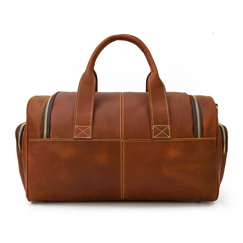 Sac de voyage effet cuir vintage pour homme-14