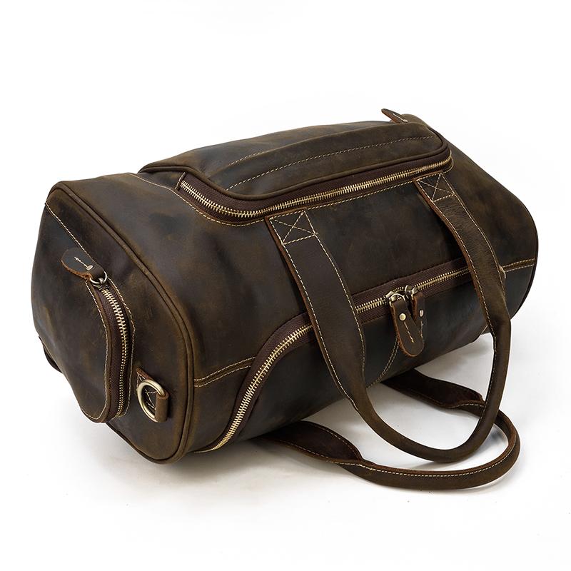 Sac de voyage effet cuir vintage pour homme-19
