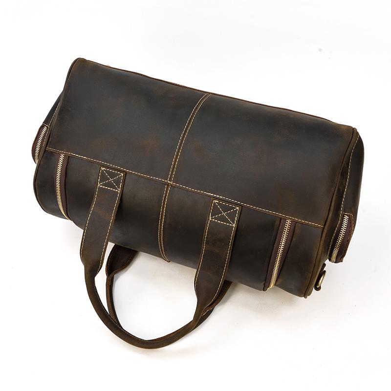 Sac de voyage effet cuir vintage pour homme-21