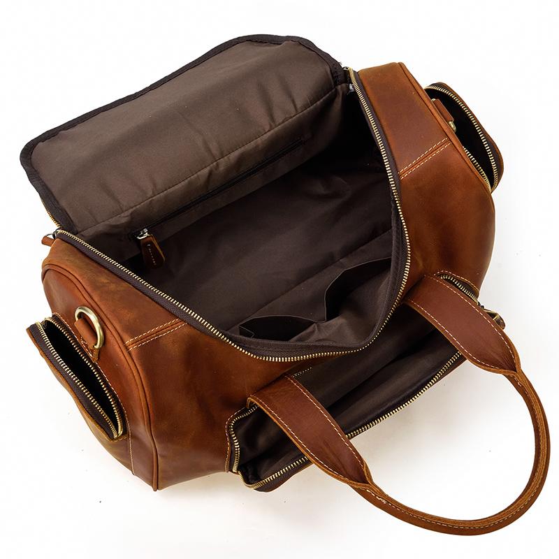 Sac de voyage effet cuir vintage pour homme-24
