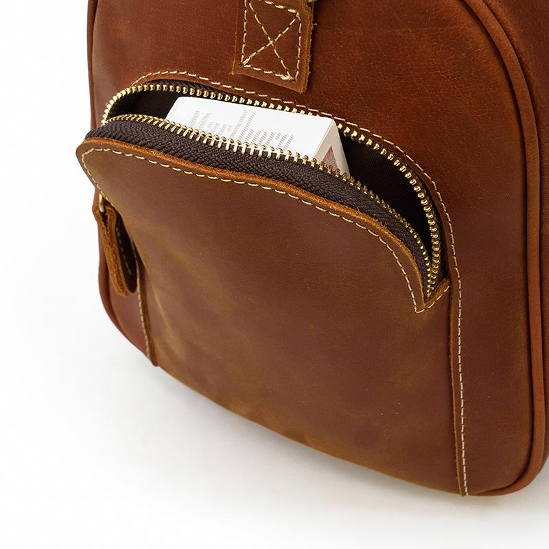 Sac de voyage effet cuir vintage pour homme-30